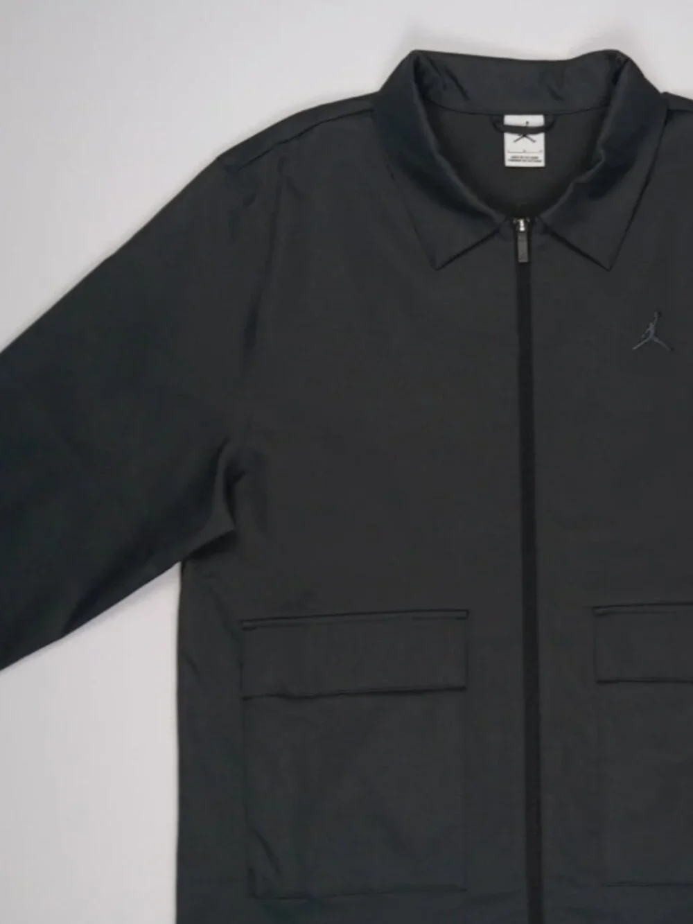 Jordan Golf Jacket Men's Large Black Dark Shadow Full Zip HQ8681-010 NWT